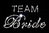 Team Bride Strass Bügelbild1 Hotfix Applikation