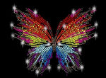 Schmetterling bunt Butterfly Strass Bügelbild14 Hotfix Applikation
