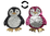 16 cm Pinguin Pailletten Applikation Patch 01
