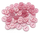 Knöpfe 13mm Acryl 10 x rund Glitzer rosa pink Glitter jetzt günstig