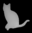 Katze cat reflektierendes Bügelbild 1 Hotfix Applikation