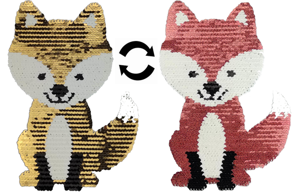 Fox sequins application patch 01