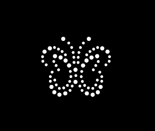 Schmetterling Butterfly Strass Bügelbild18 Hotfix Applikation