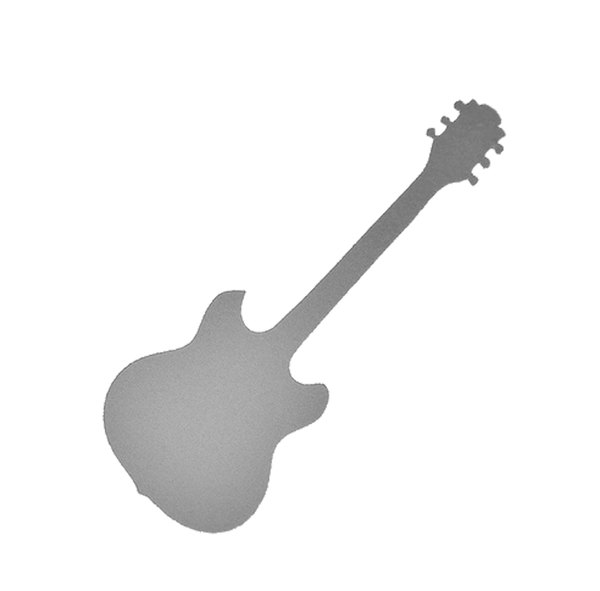 Gitarre reflektierendes Bügelbild 1 Hotfix Applikation